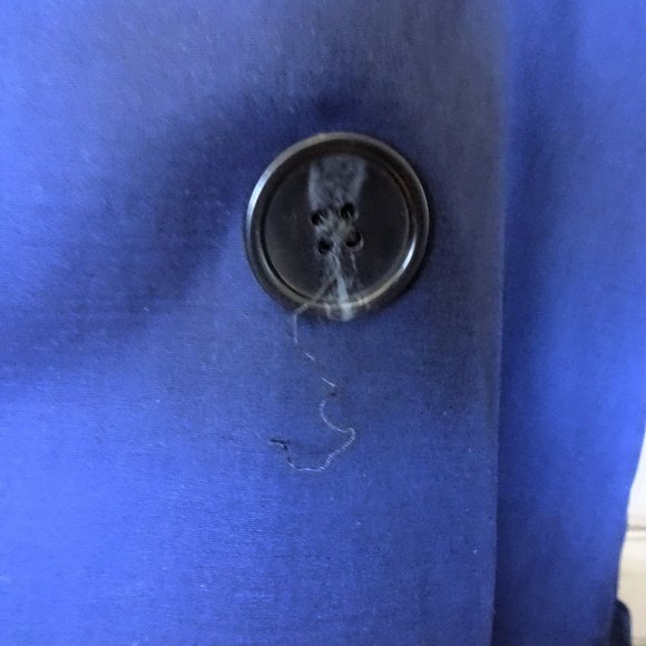 Old Navy Midi Navy Trench Coat - Picture 4 of 7